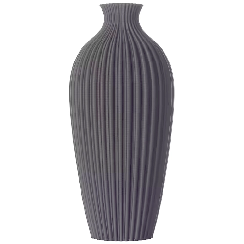 3D VASE Dekovase Saskia XL 38cm Nachhaltige Deko Vase Pampasgras Trockenblumen